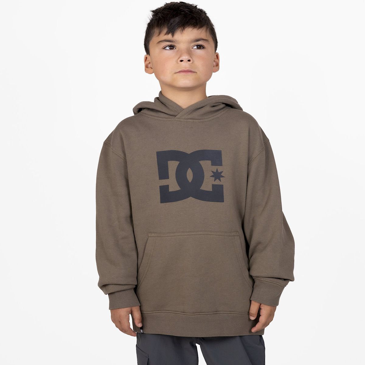 DC SHOES - Poleron Niño DC Star Ph Café