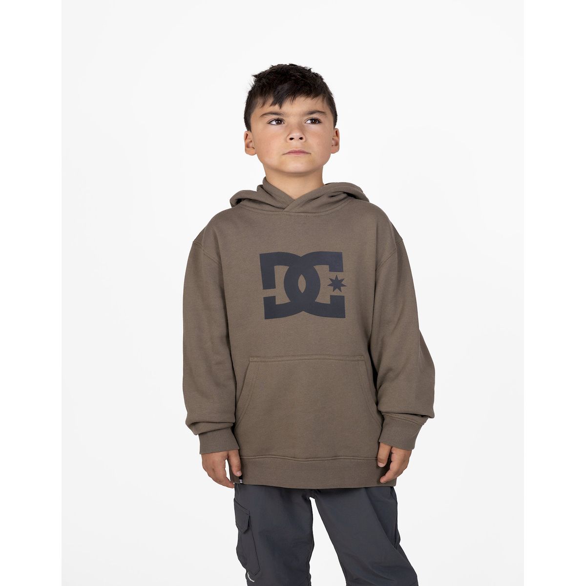 DC SHOES - Poleron Niño DC Star Ph Café