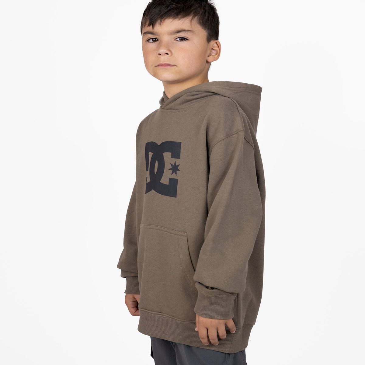 DC SHOES - Poleron Niño DC Star Ph Café