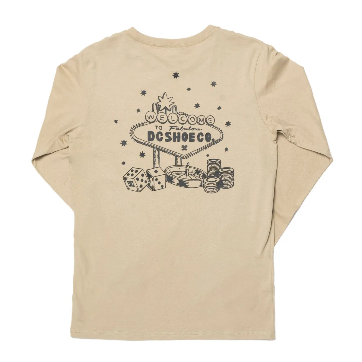 DC SHOES - Polera Niño Dc Jackpot Beige