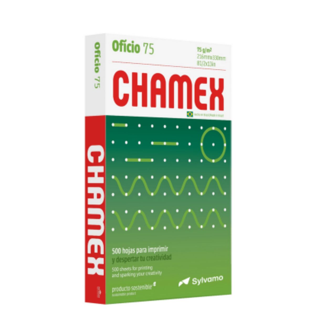 CHAMEX - PAPEL FOTOCOPIA CHAMEX OFICIO MULTIUSO 75 G 500 HOJAS