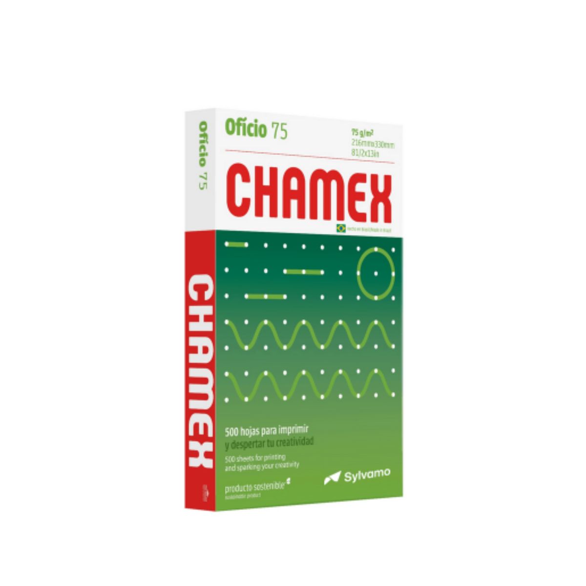 CHAMEX - PAPEL FOTOCOPIA CHAMEX OFICIO MULTIUSO 75 G 500 HOJAS