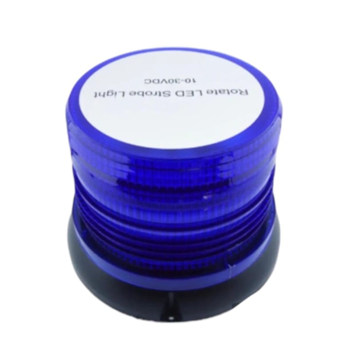 GENERICO - BALIZA LED CON IMAN GRANDE 2 EFECTOS STROBO +ROTACION 12-24VOLT COLORES