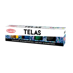 ARTEL - Estuche Pintura Telas 6 colores 15ml
