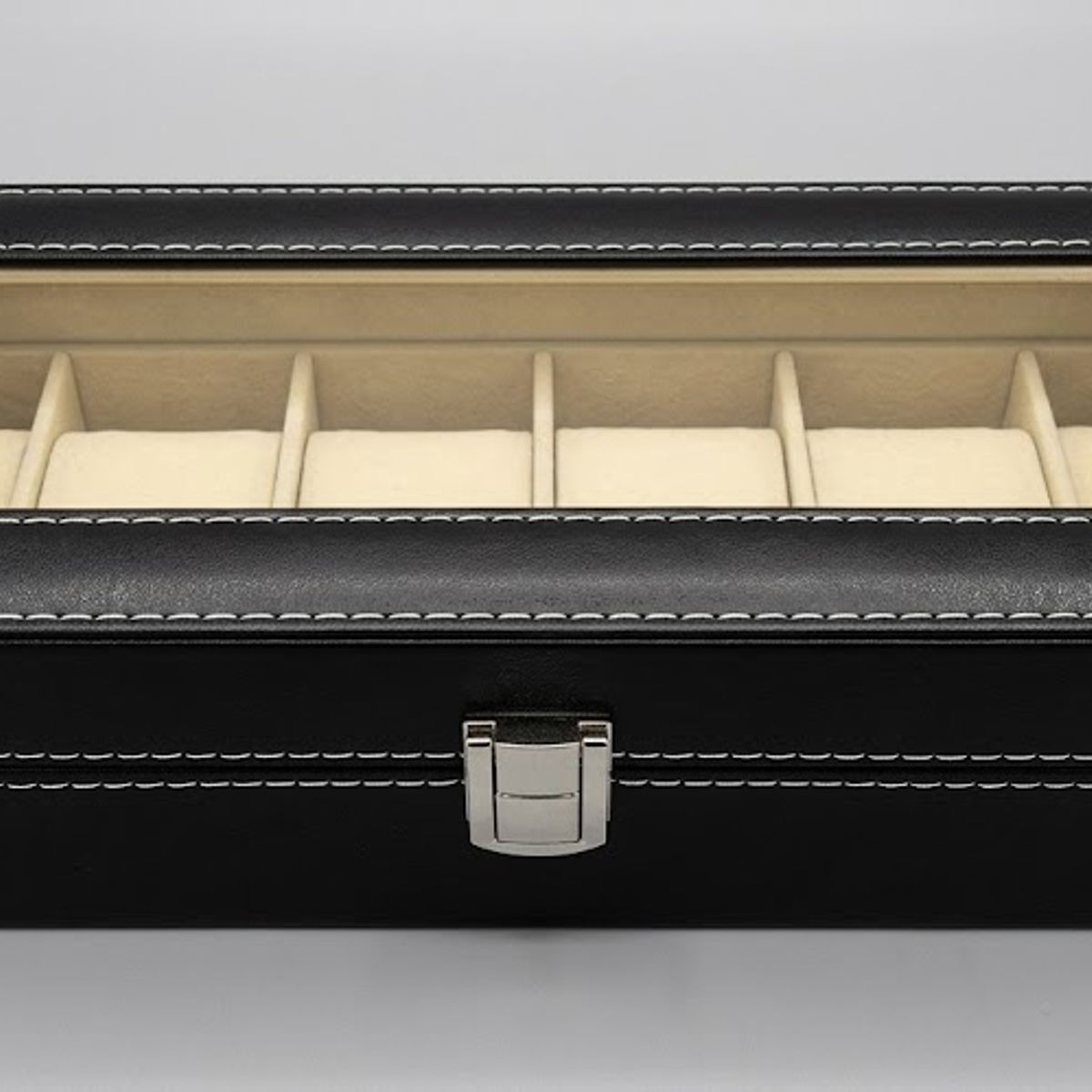 GENERICO - Caja De Relojes Organizador Para 6 Unidades