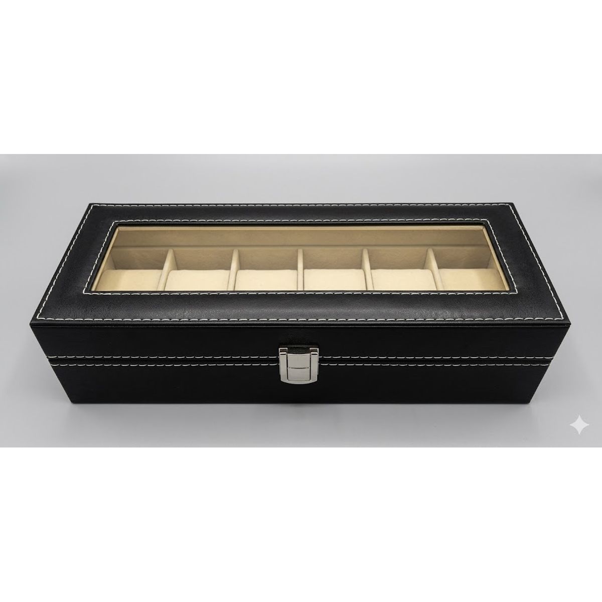 GENERICO - Caja De Relojes Organizador Para 6 Unidades