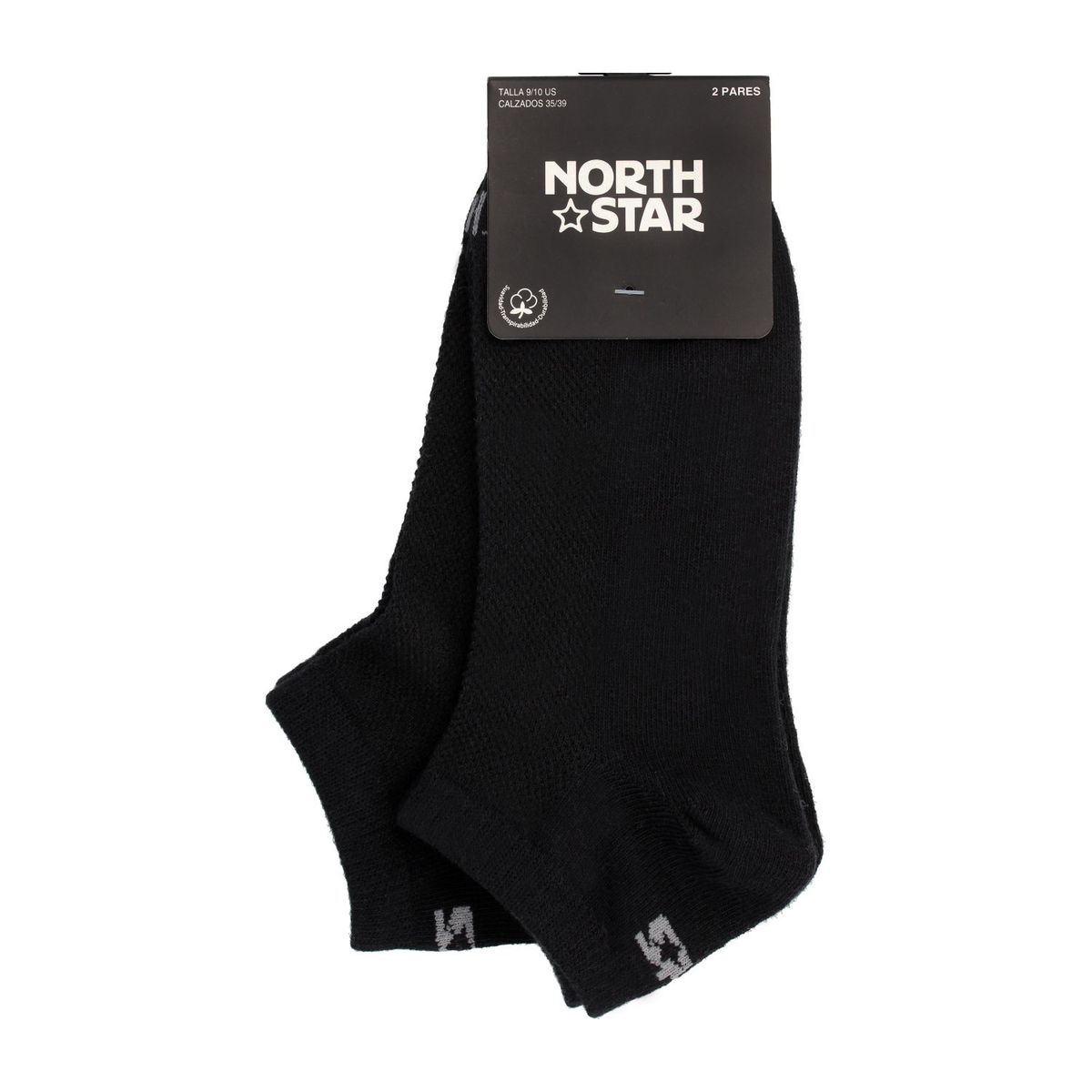 NORTH STAR - Calcetín Hombre North Star Bipack Men Liner Negro