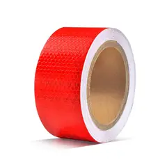 DALI - Cinta huincha reflectante adhesiva 5cm x 10m Rojo