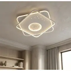 ARTIHOGAR - LAMPARA APLIQUE DE TECHO TRES TONOS DE LUZ CUADRADA