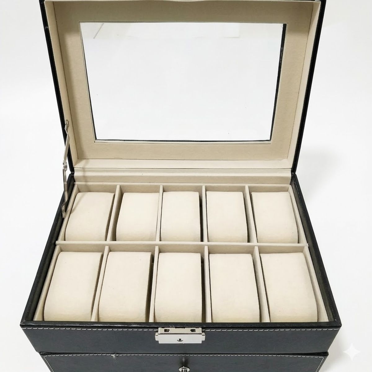 GENERICO - Caja Organizadora 20 Relojes con Cajonera