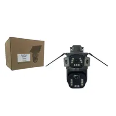 GENERICO - CAMARA DE VIGILANCIA IP SOLAR WIFI TRIPLE IMAGEN MOD S28 41 LED PANEL Y SOPORTE APP V360 PRO