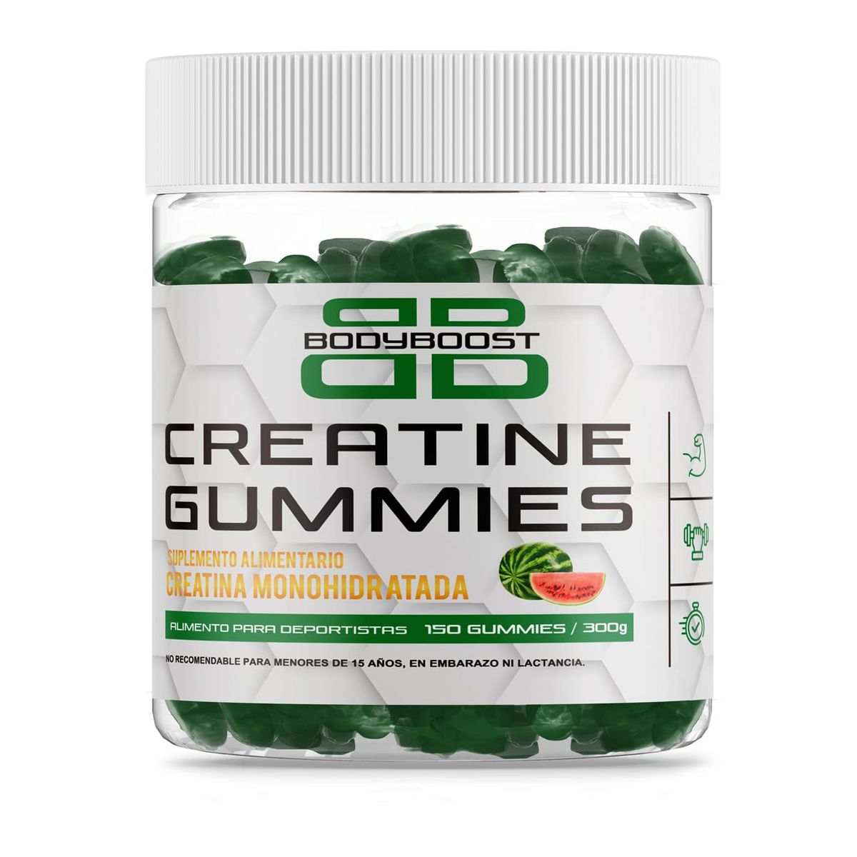 BODYBOOST - Gomitas de Creatina sabor Sandía Bodyboost