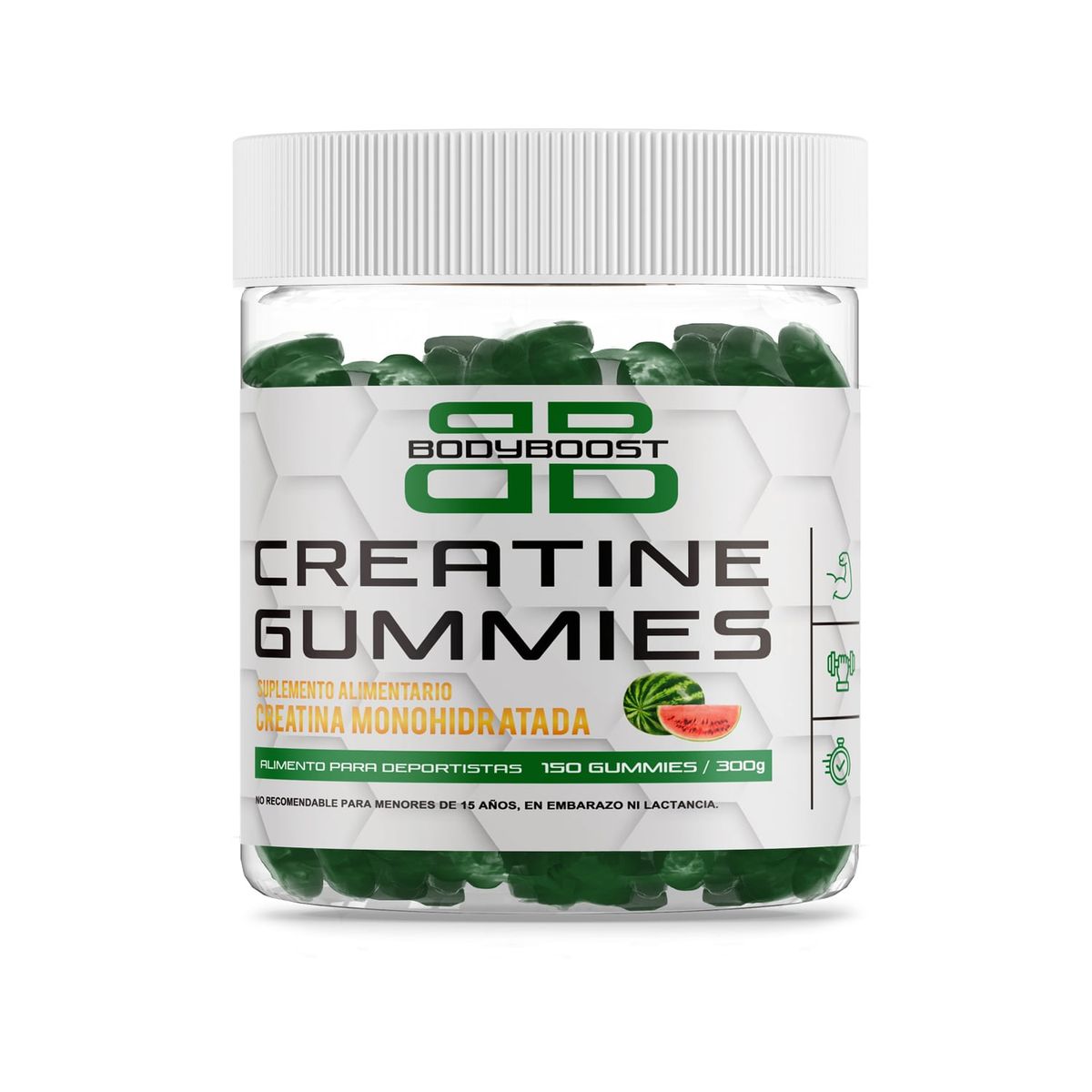 BODYBOOST - Gomitas de Creatina sabor Sandía Bodyboost