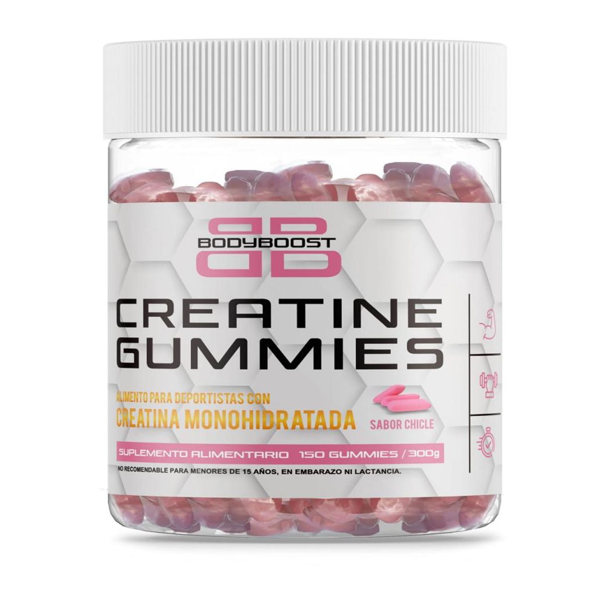 BODYBOOST - Gomitas de Creatina sabor Chicle Bodyboost