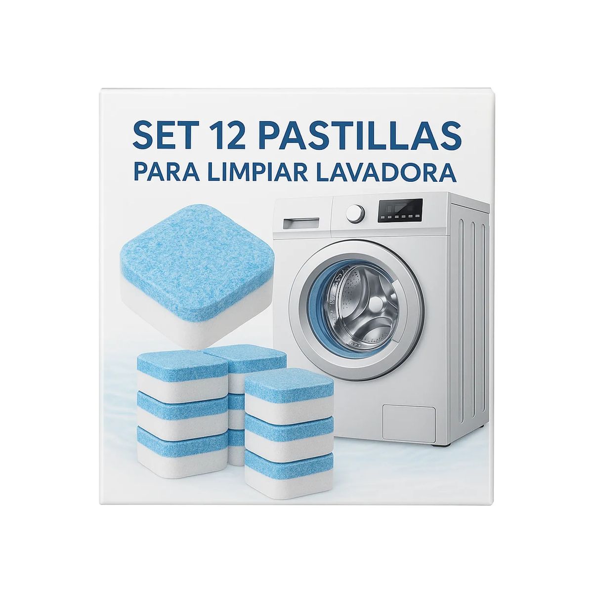 MOVI - SET 12 PASTILLAS PARA LIMPIAR LAVADORA