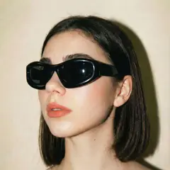 NOVY - Gafas Lentes De Sol Retro Punk Y2k UV400 Unisex