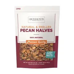 CRUNCH AND NUTS - Nueces Pecanas en Mitades Crunch & Nuts 700 g Kiosclub