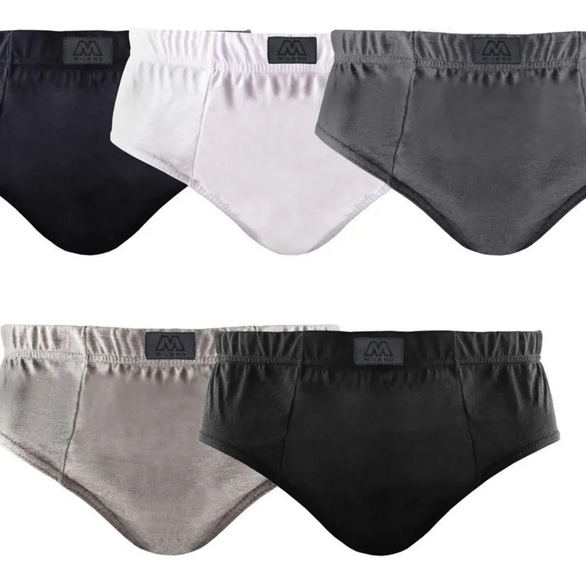GARSIL - 12 Calzoncillos Slip De Algodon Tradicional Para Hombre