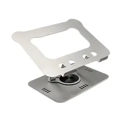 EON - Soporte Base Alzador Notebook Laptop Mac Plegable Ajustable Gris