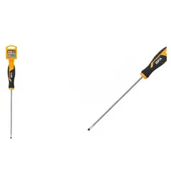 GENERICO - Destornillador Plano 6x200 mm - Alcance Punta Magnética Acero