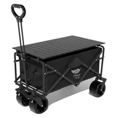 GENERICO - Carro Plegable Premium 4x4 Máxima Capacidad y Comodidad