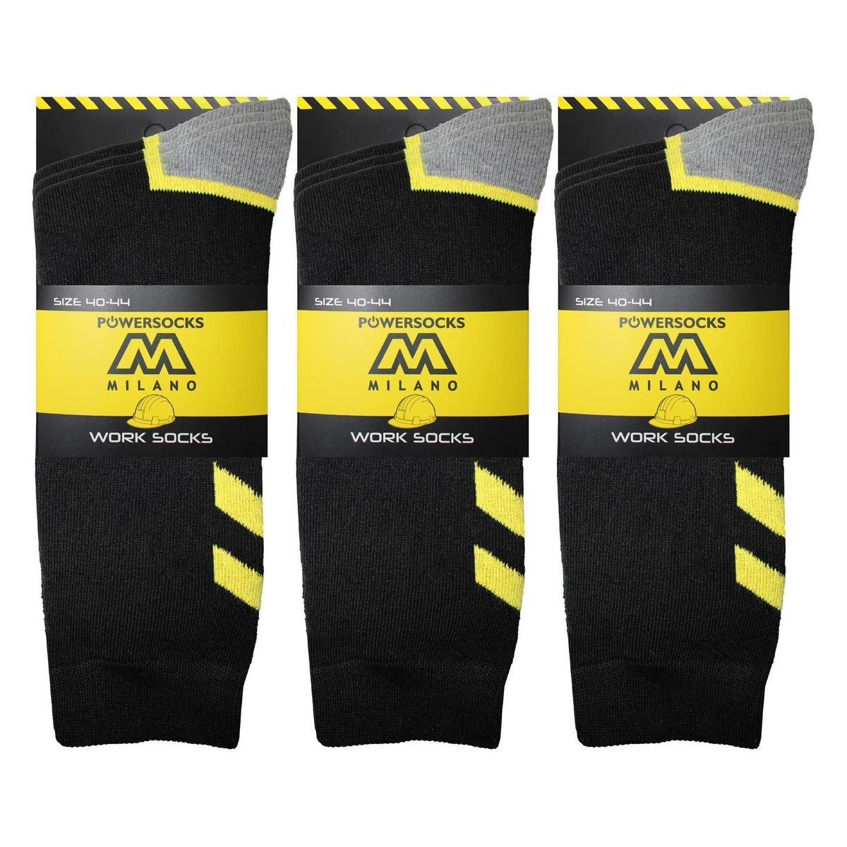 GARSIL - Calcetines Calcetas Resistente De Trabajo Para Hombre - Docena