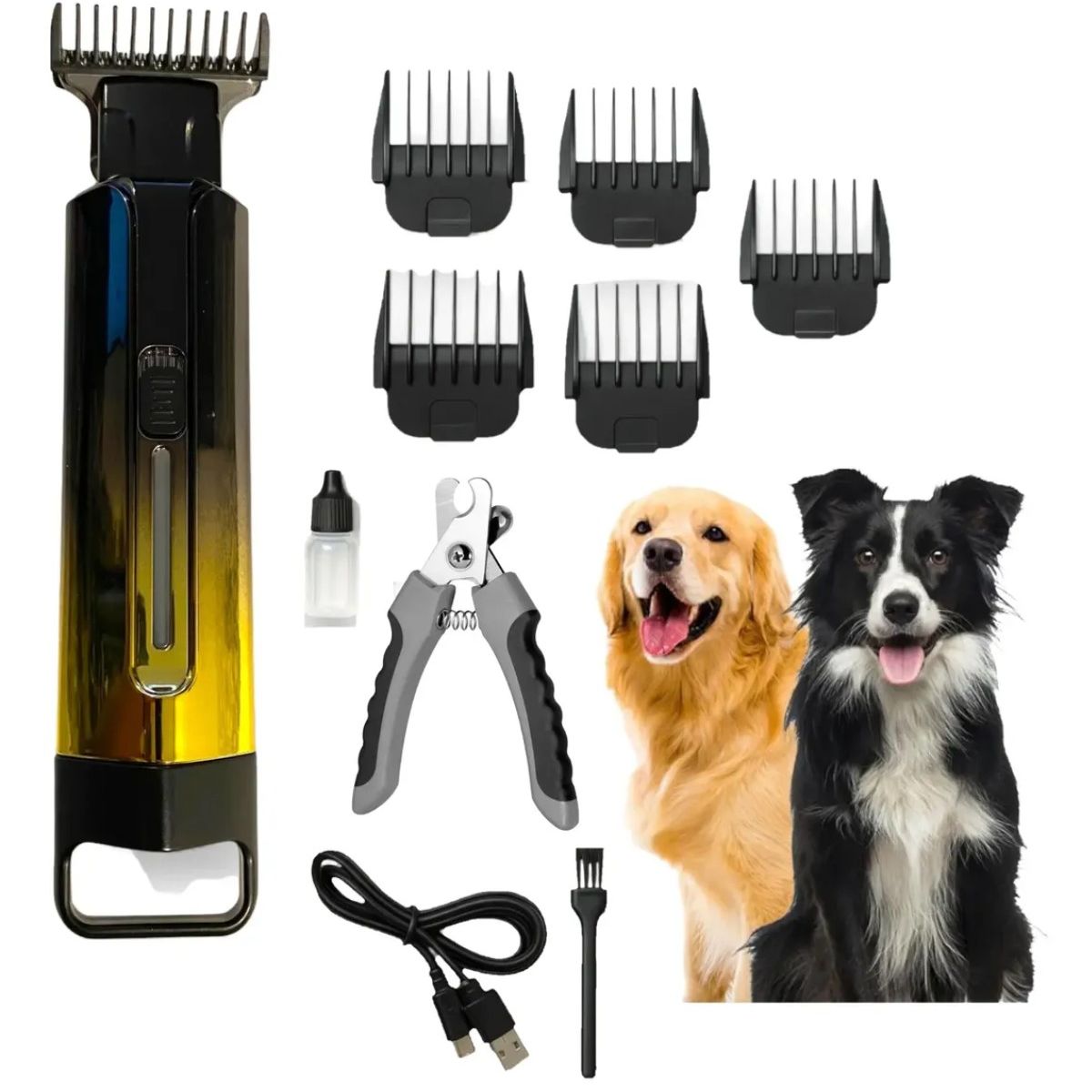 GENERICO - Maquina Corta Pelo Mascotas Kit Completo