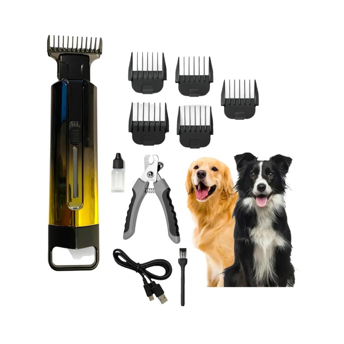 GENERICO - Maquina Corta Pelo Mascotas Kit Completo