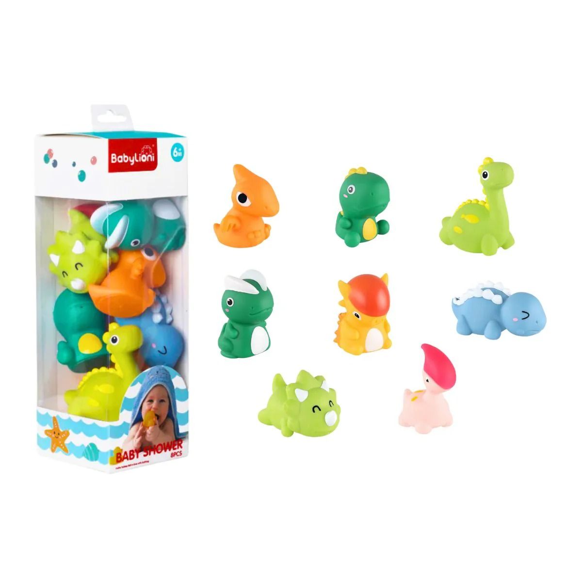 GENERICO - Juguetes Dinosaurios de Baño para Bebés y Niños