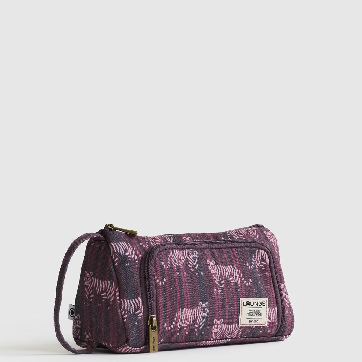 LOUNGE - Estuche Canvas Doble Compartimiento LOUNGE