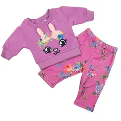 TEDMIMAK - Set Buzo 2 Piezas 36 Meses Conejita Floreado