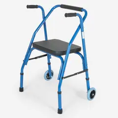 FIRST CARE - Andador 2 Ruedas Plegable con Asiento Premium 2.0