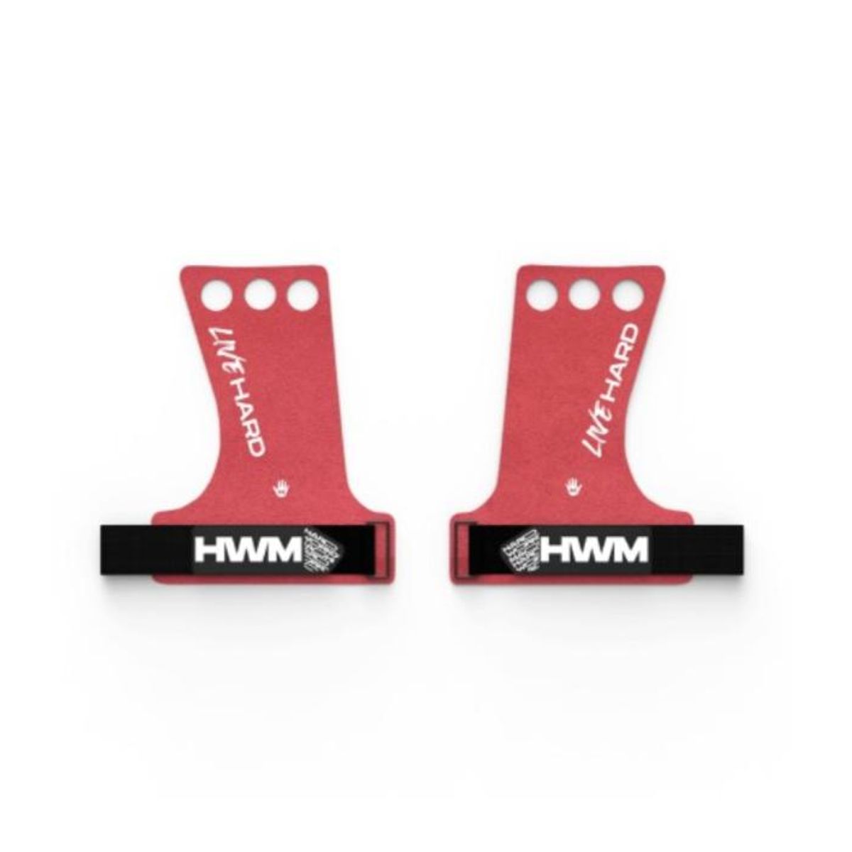 HWM - Calleras para crossfit gym con orificios HWM - ROSA TALLA S