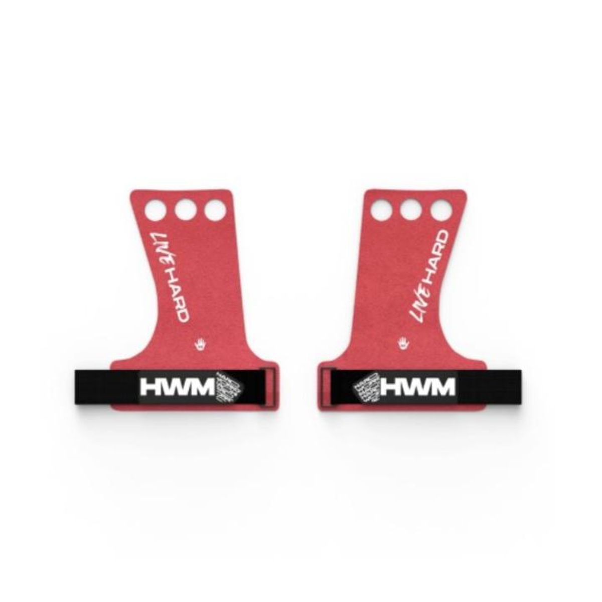 HWM - Calleras para crossfit gym con orificios HWM - ROSA TALLA S