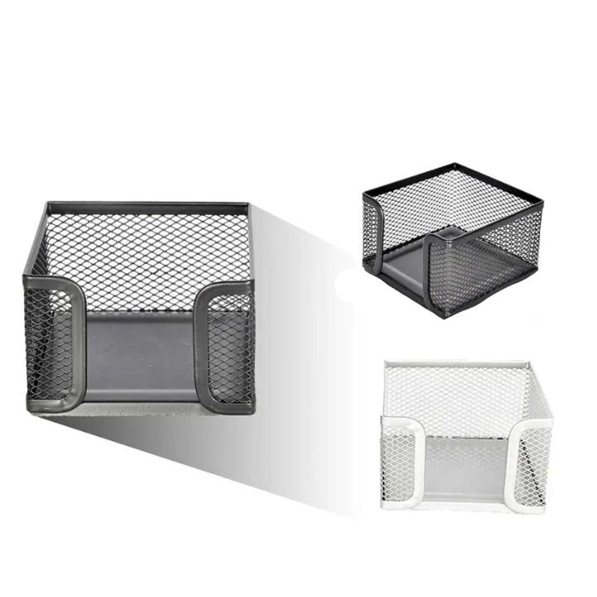 GENERICO - Portanotas de Malla Metálica 9.5 cm - Porta Tacos de Escritorio Colores Surtidos