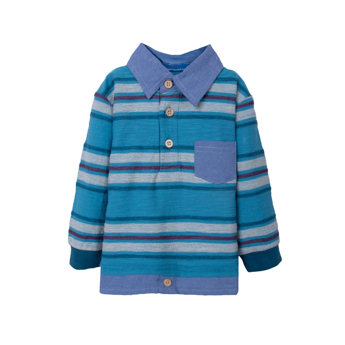 PILLIN - Polera Azul Niño Pillin PVD620-26AZU