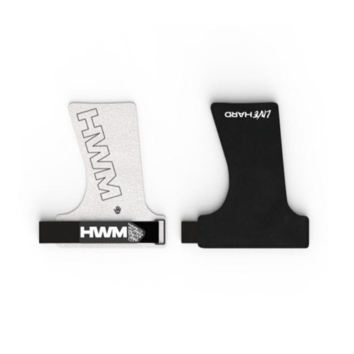 HWM - Calleras para crossfit gym sin orificios HWM - BLANCO Talla XL