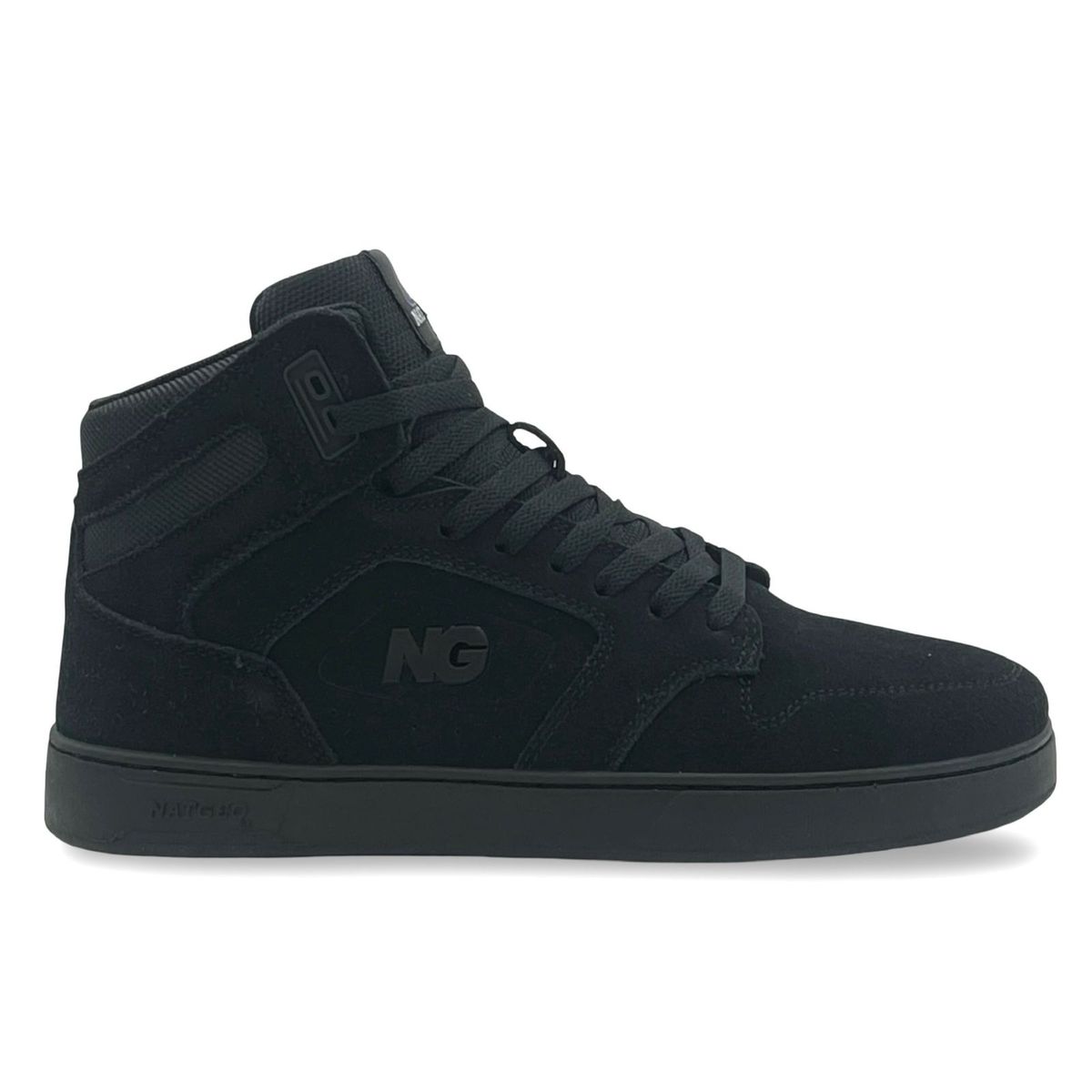 VERAZZI - Zapatilla Hombre Urbana NG All Black caña 100% cuero