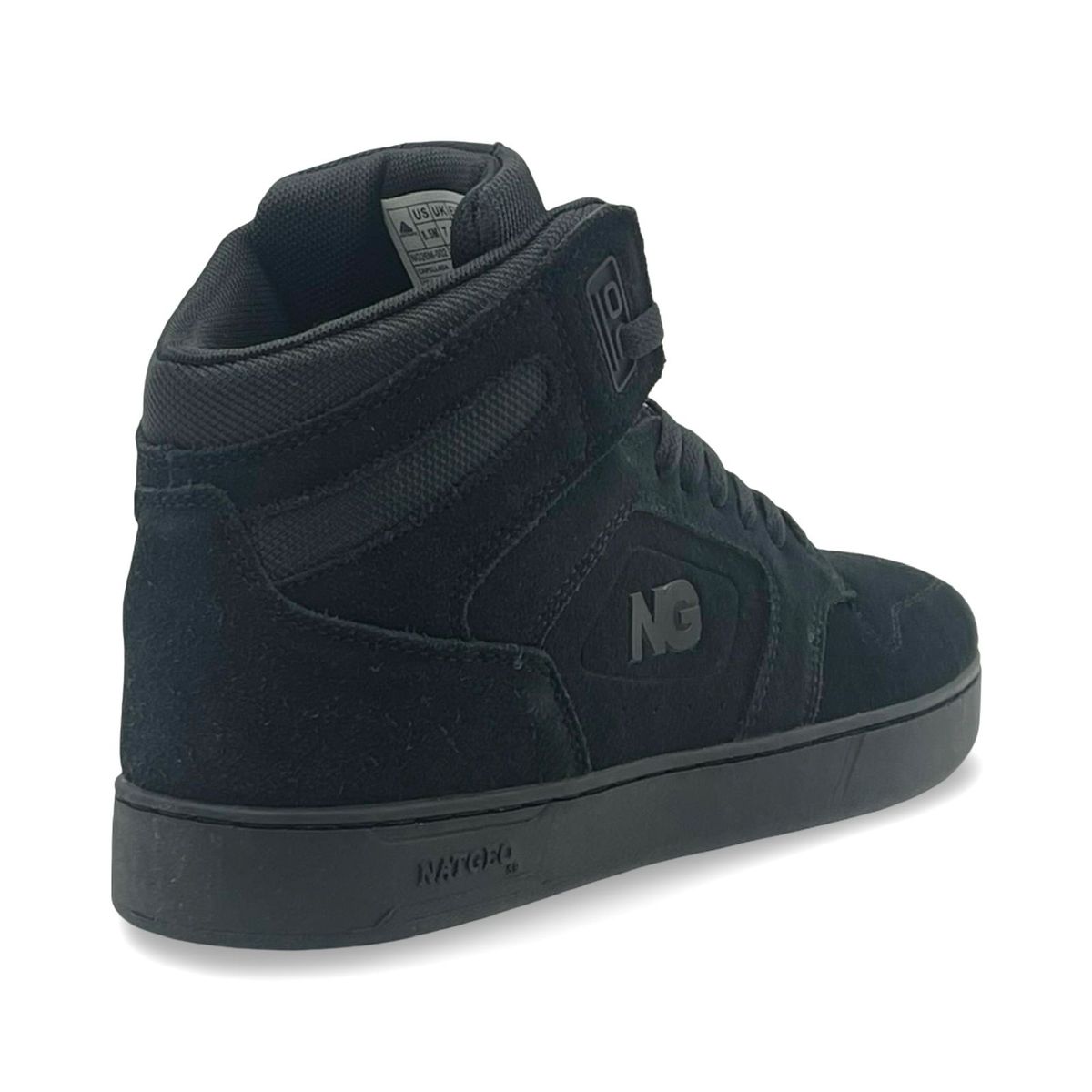 VERAZZI - Zapatilla Hombre Urbana NG All Black caña 100% cuero