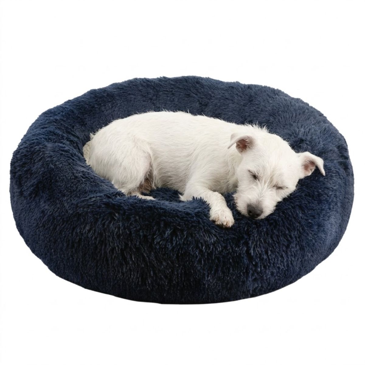 PELLITOS - Cama Para Mascotas pequeñas 60x60 redonda Felpa Oxford