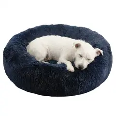 PELLITOS - Cama Para Mascotas pequeñas 60x60 redonda Felpa Oxford