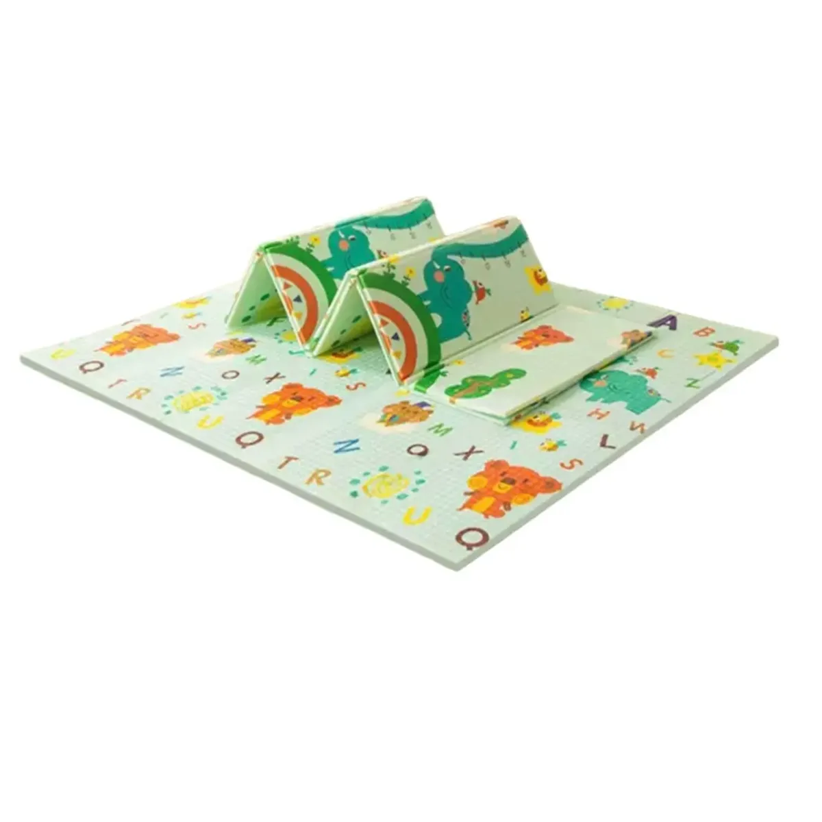 GENERICO - Alfombra Goma Eva Plegable Para Bebé  Con Bolso 120x180cm