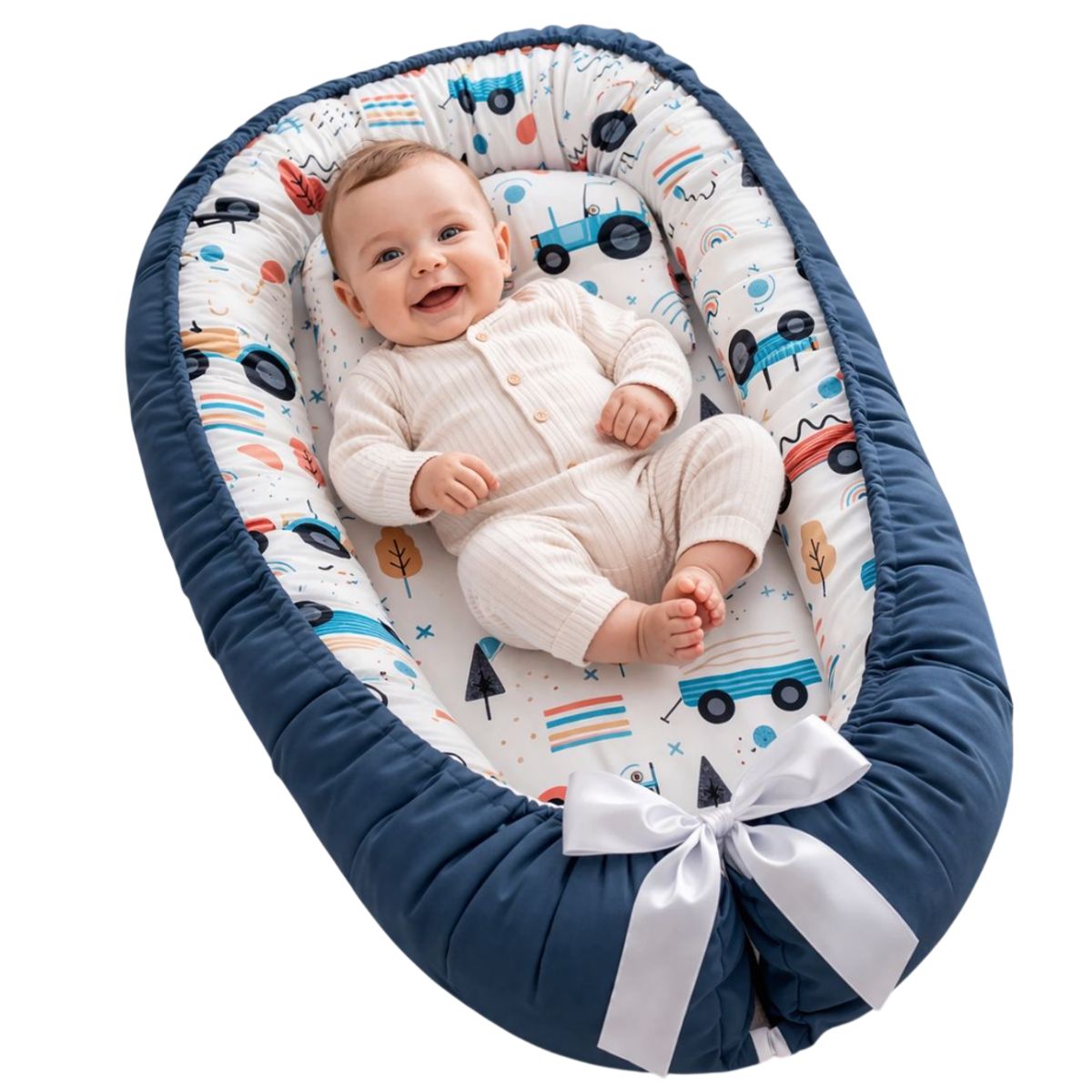 GENERICO - Cama Cojín Nido Colecho De Algodón Para Bebe NIÑO