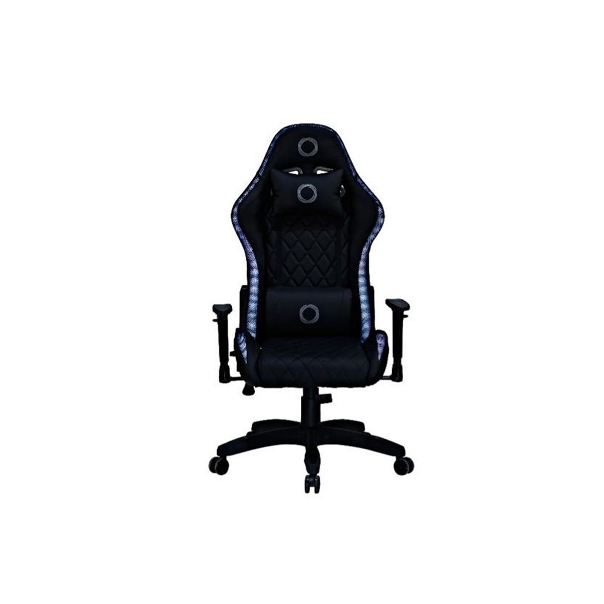 NIBIO - Silla Gamer Nibio Pro RGB con Control Remoto Apoyabrazos 2D Reclinable Negra