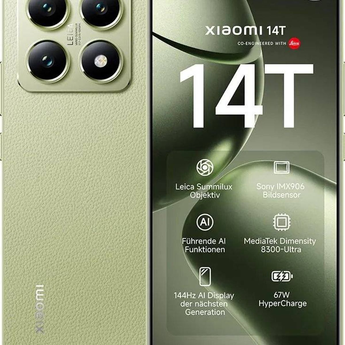 XIAOMI - Xiaomi 14T 512Gb 12GB RAM - Verde