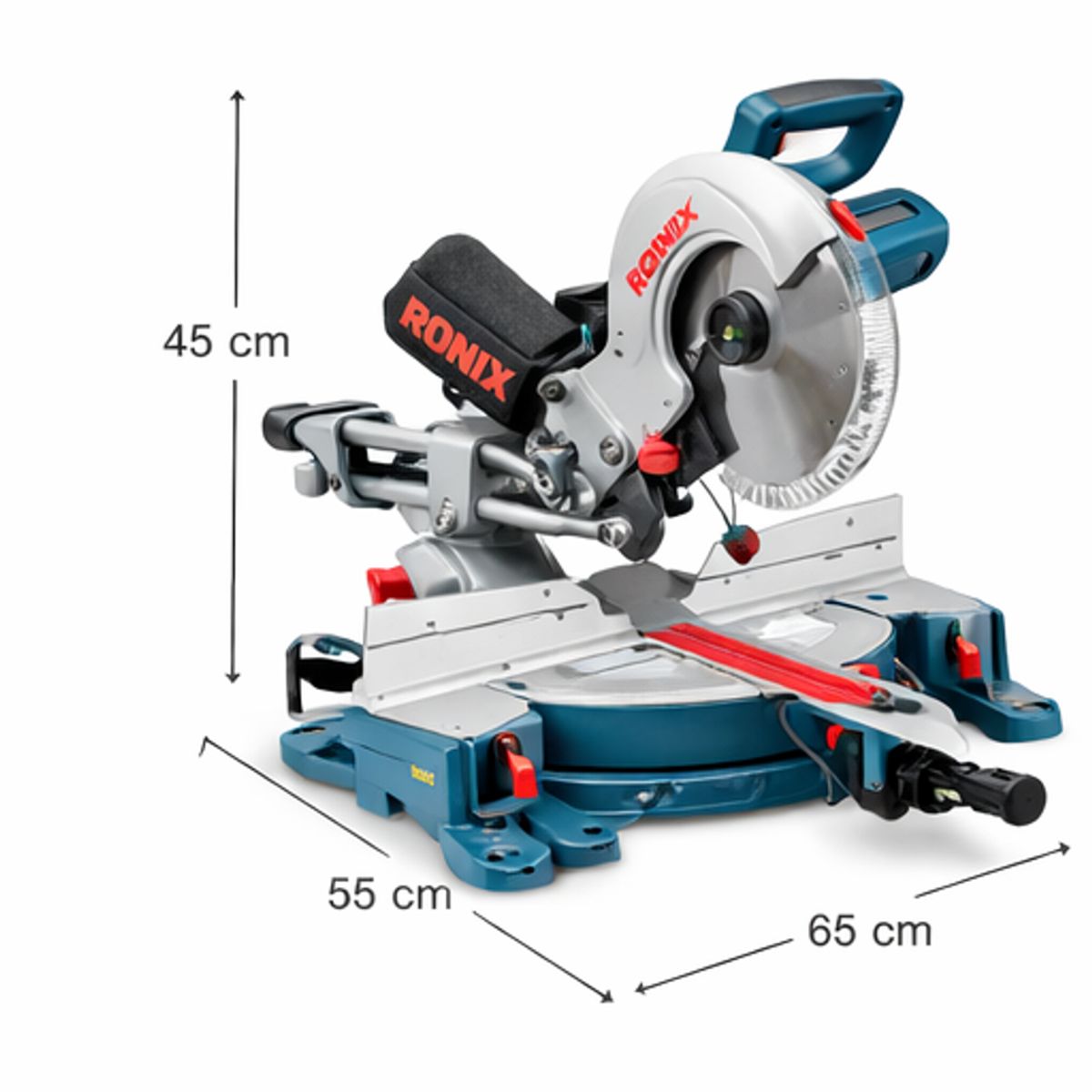 GENERICO - Ingleteadora Telescópica Ronix 5304 10" 1800W