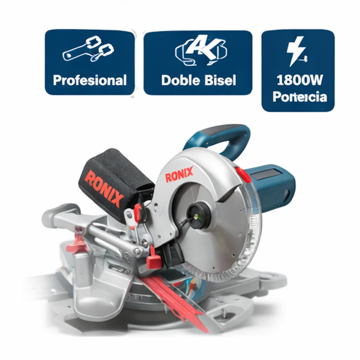 GENERICO - Ingleteadora Telescópica Ronix 5304 10" 1800W