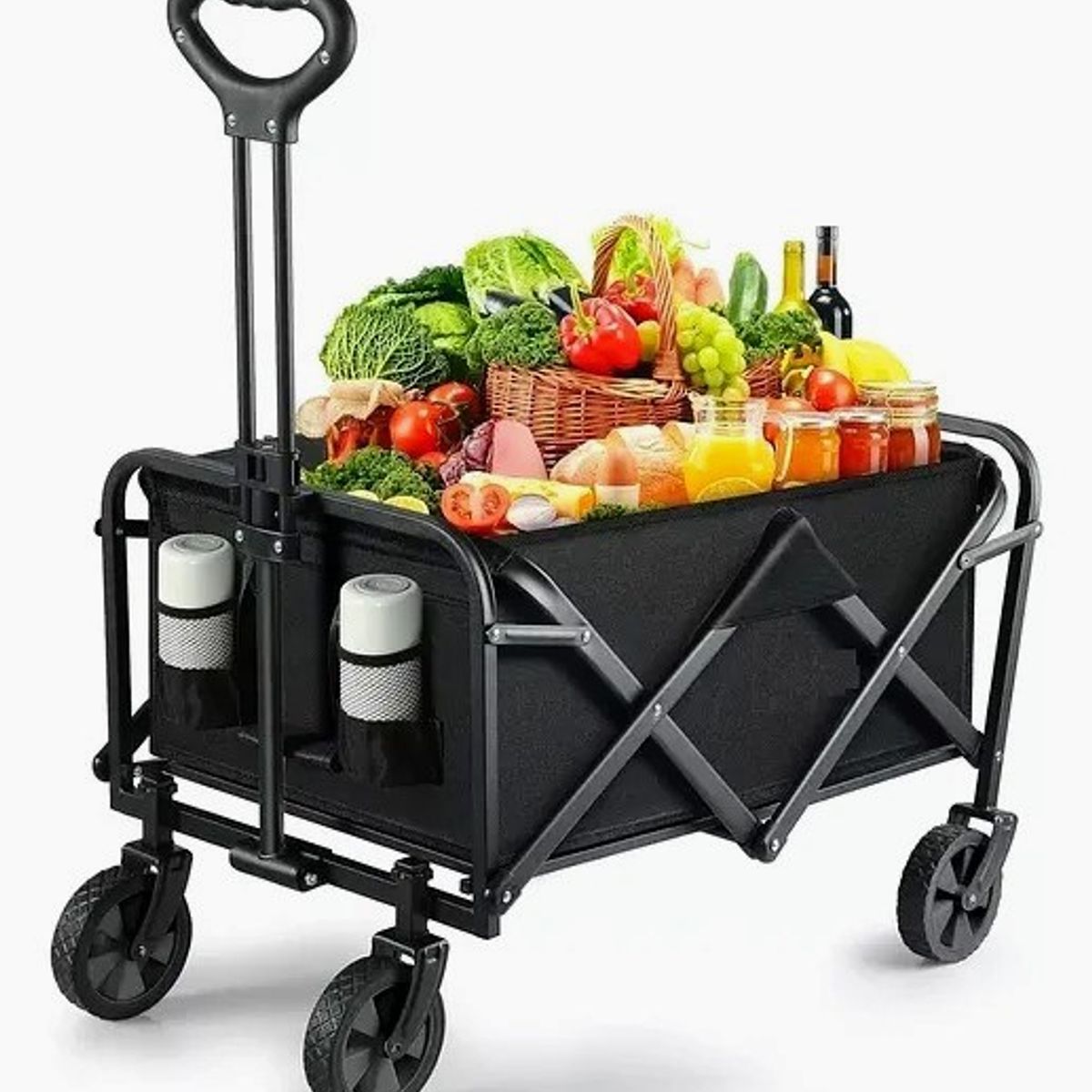 GENERICO - Carro Para Compras Camping Y Transporte Fácil Plegable