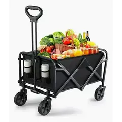 GENERICO - Carro Para Compras Camping Y Transporte Fácil Plegable