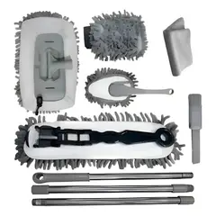 GENERICO - Kit Cepillos de Microfibra Auto Hogar Interior y Exterior